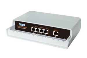 סוויצ' 4+1 PoE 78W 1G לתנאי חוץ