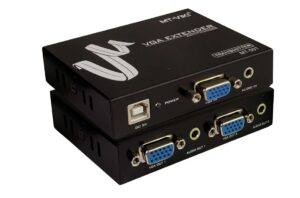 מרחיק VGA + אודיו על כבל רשת ל50 מטר