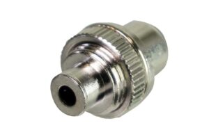 שקע AUX 3.5mm סטריאו מתכת מתאים לפנל/שאסי