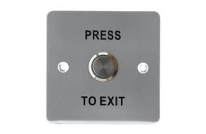 לחצן מרובע N.O N.C כיתוב EXIT