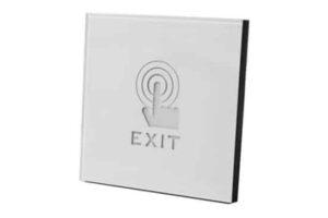 לחצן מלבני מגע מואר N.O N.C כיתוב EXIT