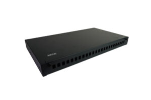 מגירה אופטית 1U ל-24 מתאמי SC בודדים, כולל מגש היתוך