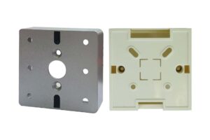 קופסה אחורית מרובעת פלסטיק/מתכת