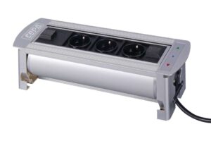 קופסת חיבורים אלומיניום מסתובבת חשמלית לשולחן