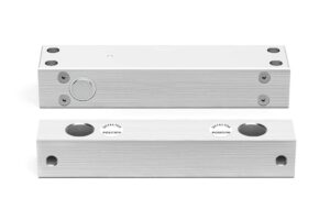 אלקטרמגנט מנעול פין צר לדלת זכוכית + מתאם למשקוף