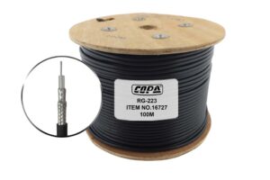 כבל RG-223 איכותי בגליל / מטר רץ