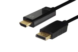 כבל DP ל- HDMI באורך 1.8 מ' תומך 4K@60Hz