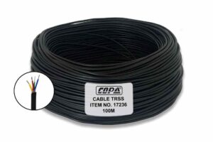 כבל אודיו AUX TRRS בגליל 100 מטר