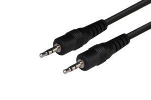 כבל תקע AUX 2.5mm לתקע AUX 2.5mm באורך 1.8 מטר