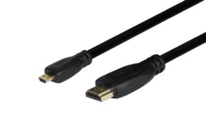 כבל מיקרו HDMI ל-HDMI באורך 1.8 מטר