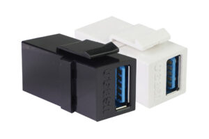 מעביר שקע - שקע USB3.0 קיסטון