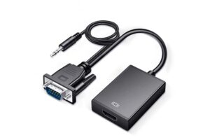 ממיר מ-VGA + AUDIO TO HDMI