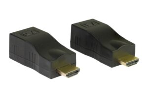 מרחיק HDMI פסיבי – זוג יחידות משדר ומקלט, מבט על קצוות HDMI