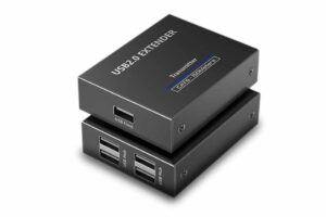 מרחיק ומפצל USB2.0 ע״ג כבל רשת ל- 150 מטר
