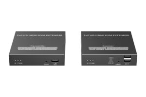 מרחיק HDMI KVM עד 150 מטר – משדר ומקלט, מבט קדמי
