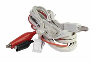 כבל טכנאים תקע קרונה, זוג תנינים, תקע בריטי + אמריקאי ורשת