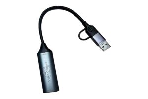 ממיר Video Caputure מ HDMI ל USB3.0 + USB Type C תומך 4K