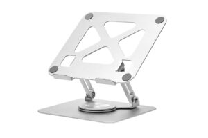 סטנד מתכתי מסתובב ומתכוונן למחשב נייד / טאבלט