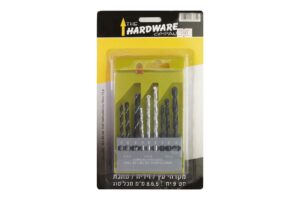 סט 9 מקדחים בסיס עגול מעורב 9 יח'