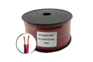 כבל רמקול נחושת מלא בעובי 1/2 מ"מ