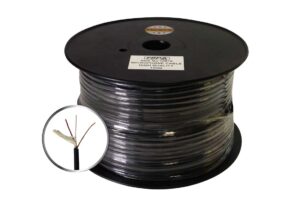 כבל מיקרופון איכותי 2 גידים + סיכוך