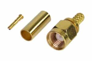 תקע רוורס SMA לחיצה למגוון כבלים