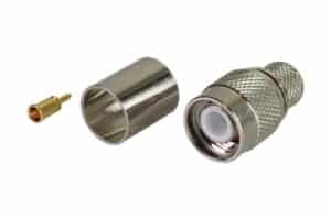 תקע TNC לחיצה למגוון כבלים