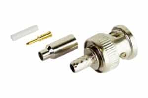 תקע BNC לחיצה למגוון כבלים