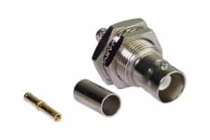 שקע BNC שאסי לחיצה למגוון כבלים