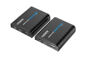 מרחיק ומפצל HDMI KVM עד 120 מטר