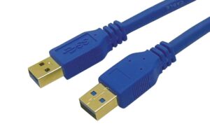 כבל USB3.0 באורך 1-5 מ׳ A-A תומך 5Gbps