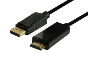 כבל DP ל- HDMI באורך 1.8-5 מ'