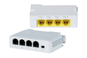 מפצל 1 ל-3 PoE במהירות 100/1G