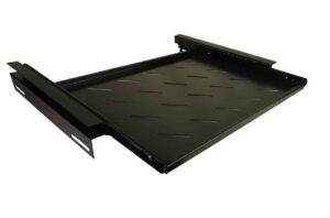 מדף נשלף בעומק 32/43 ס״מ לארון תקשורת