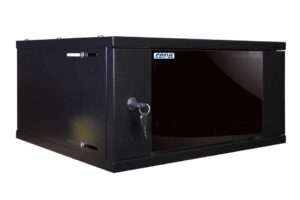 ארון תקשורת 4/6U דלת קדמית זכוכית בעומקים 30/45 ס"מ