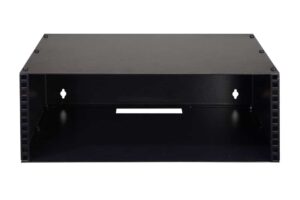 ארון תקשורת 4U ללא דלת קדמית בעומק 20/30 ס"מ