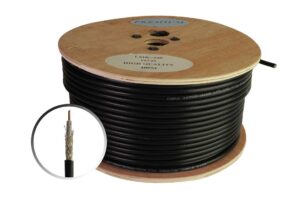 כבל LMR-240 שחור בגליל / מטר רץ