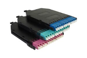 קסטה אופטית 12 סיבים (SMOM3OM4) LC ל MPO