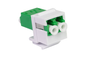 שקע קיסטון אופטי כפול LC-LC SM APC