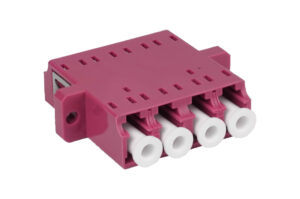 מתאם אופטי קוואד LC-LC MM OM4