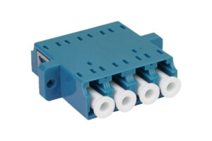 מתאם אופטי עם 4 חיבורי LC-LC SM