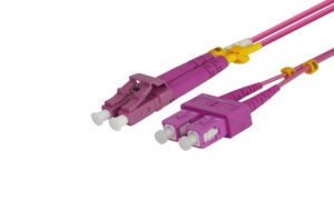 מגשר אופטי LC-SC MM Duplex