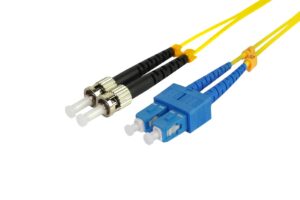 מגשר אופטי SC-ST סינגלמוד (SM) עם תקע UPC