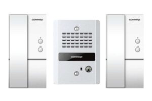 סט אינטרקום אודיו - 2 שפורפרת ופנל