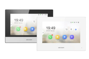 מסך 7" תחנה פנימית בצבע שחור/לבן