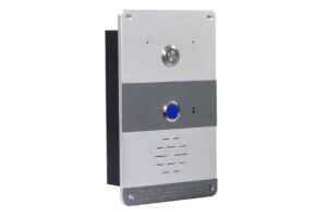 פנל אינטרקום PoE IP/SIP בעל לחצן קריאה ולחצן ללא מגע