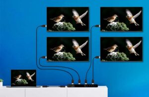 מרחיק מפצל בורר וממיר HDMI