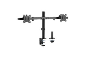 סטנד דו מפרקי שולחני ל-2 מסכים 17-32 כולל הטיה וצידוד