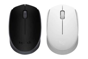 עכבר אלחוטי לוגי'טק שחור/לבן