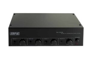 מגבר מיקסר 50W כולל כניסת 100V